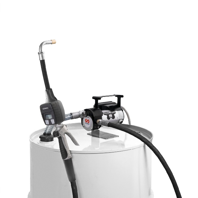 561025 SAMOA 24V DC Portable Electric Oil Pump Kit - 200 Watt - 12.5 Bar - 5.6 Litre/min with Metered Control Gun